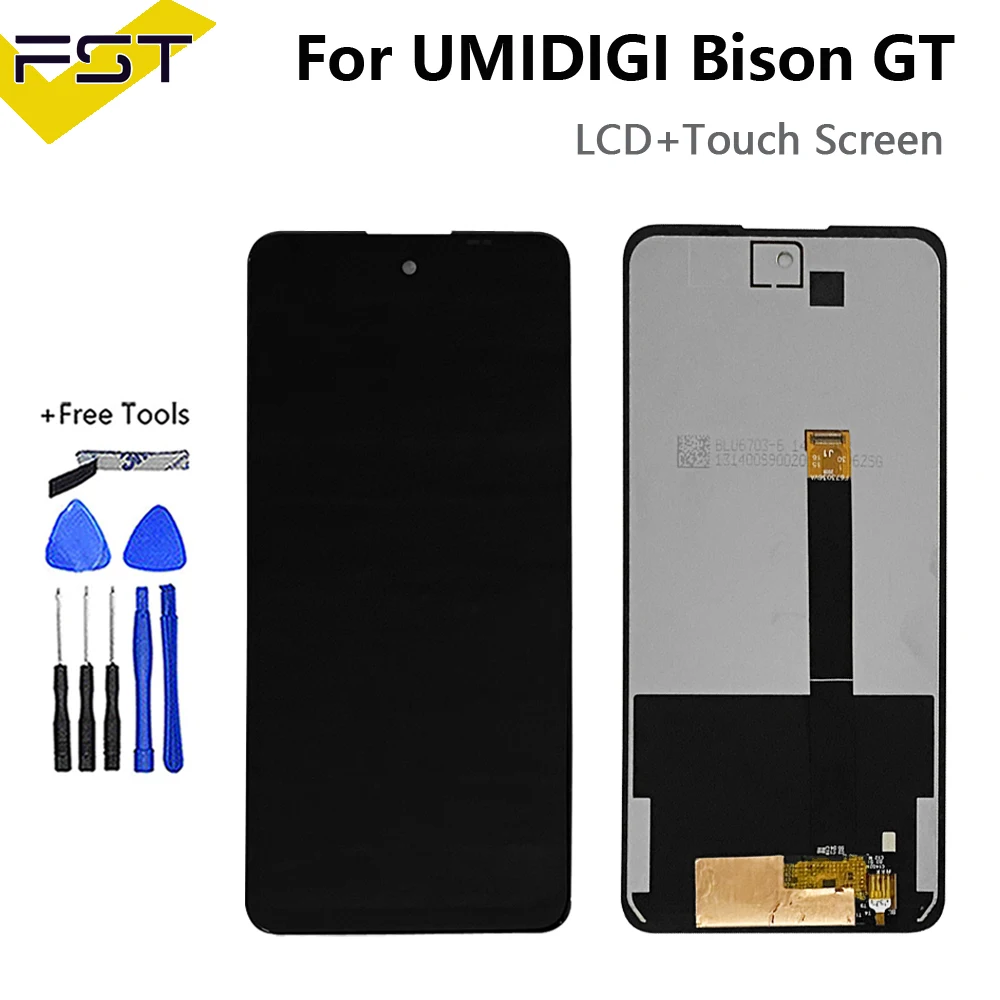 ЖК-дисплей 6,67 дюйма для UMIDIGI Bison GT, сенсорный экран в сборе, ЖК-датчик для ремонта ЖК-дисплея Umidigi Bison GT