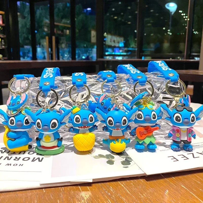 Брелок Disney Stitch милый мультяшный модный стежок кукла кулон автомобильный брелок