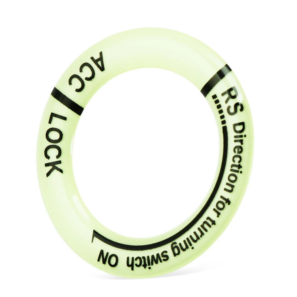 Светящиеся в темноте кольца для ключей зажигания автомобиля наклейки Honda Civic Accord