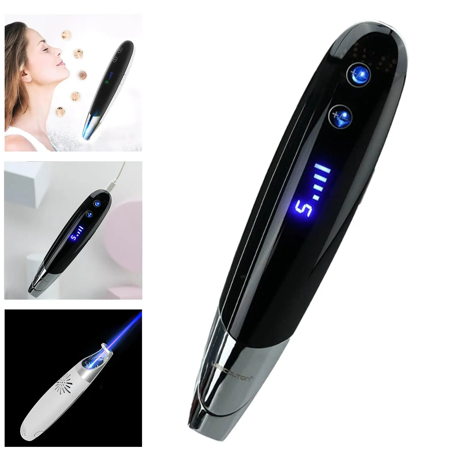 Portable Picosecond Pen Eyebrow Pigment Dark Spot Spot Freckle Acne Handheld Removal Pigment Pen Aiming Target Skin Care