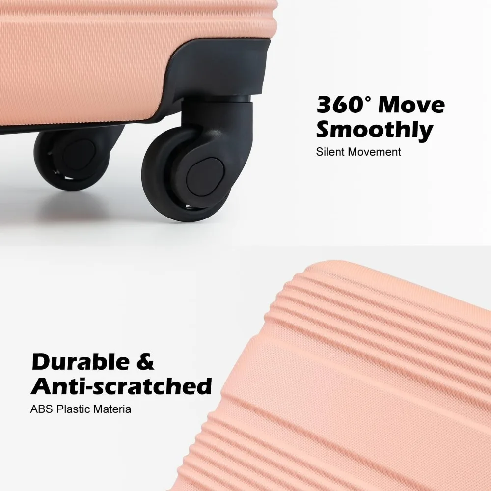 Комплект чемоданов из 4 предметов чемодан жесткого АБС-пластика с замком TSA