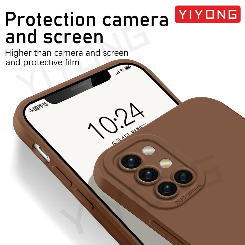 Фото Чехол для One Plus 9RT YIYONG, мягкий Оригинальный чехол из жидкого силикона для OnePlus 9 9R 9RT 10 Pro 10R 10T ACE OnePlus9 OnePlus10, чехол s №4