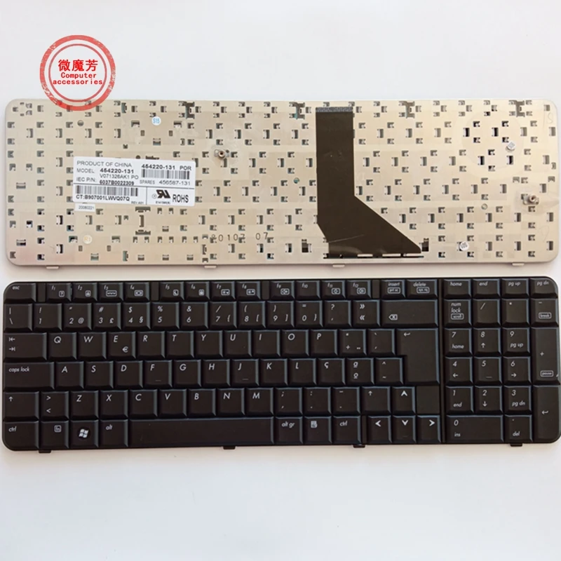Клавиатура PO для ноутбука HP Compaq 6820 6820S V071326AK1 454220-031