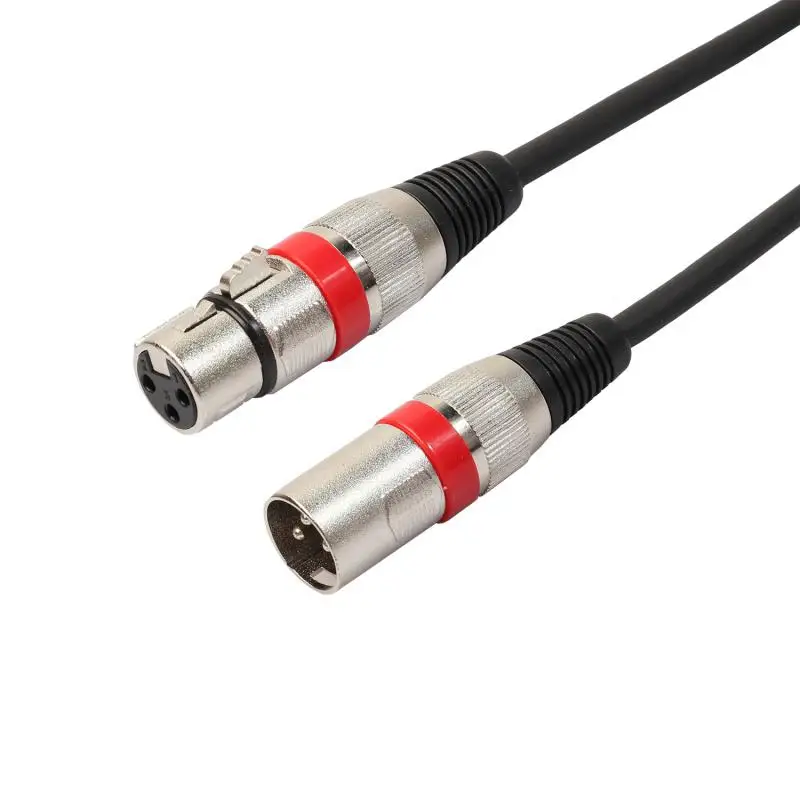 

3Pin 1.8m 5.9ft DMX Stage DJ Light Cable XLR Male to Female XLR Connector Adapter Wire Cord Audio Cables for Amplifier