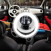 stick shift knob 5 speed gear stick knobs manual shift knob 5 speed compatible with fiat500 2012 2018 automotive accessories