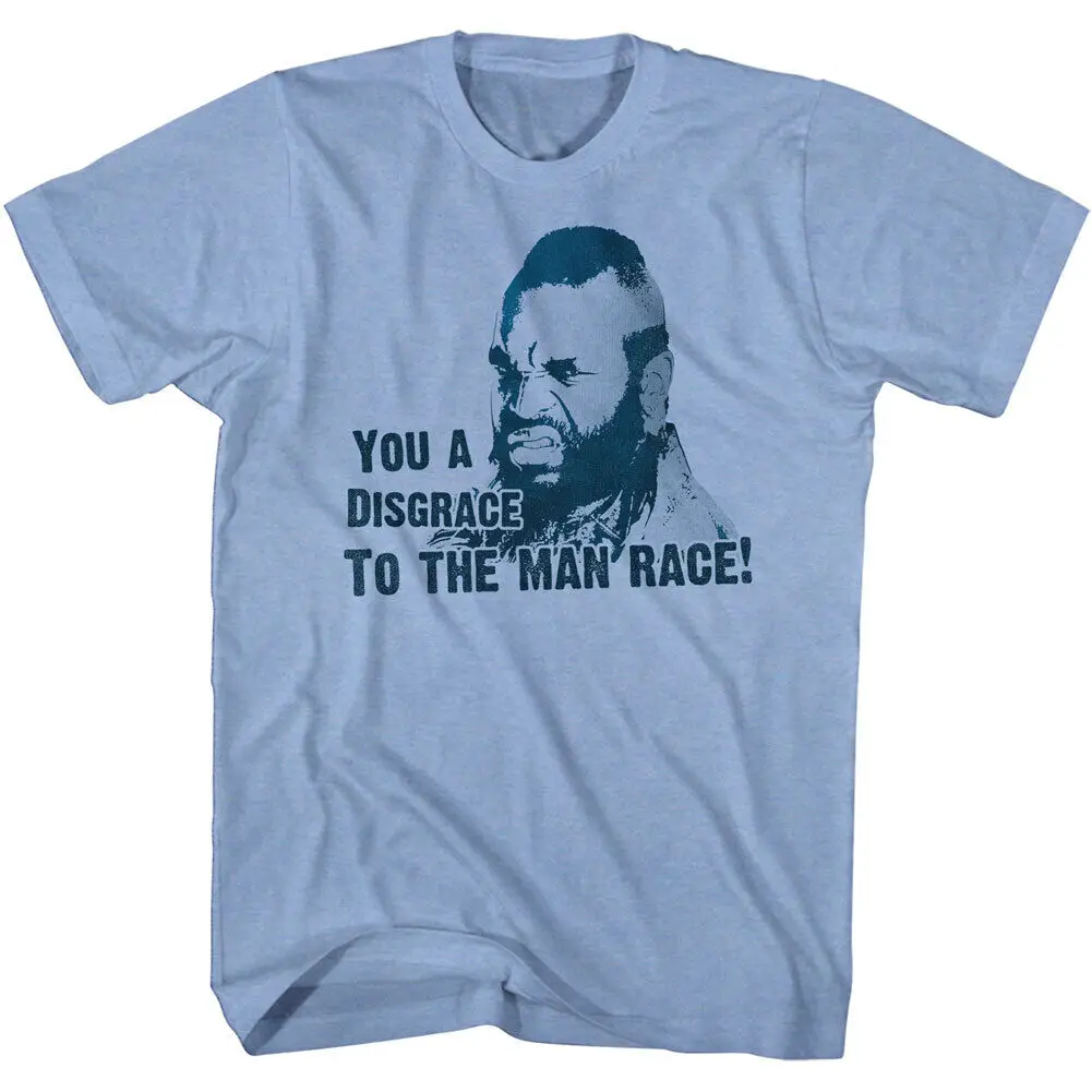 Мужская рубашка с надписью Mr T You A Disgrace To The Man Race