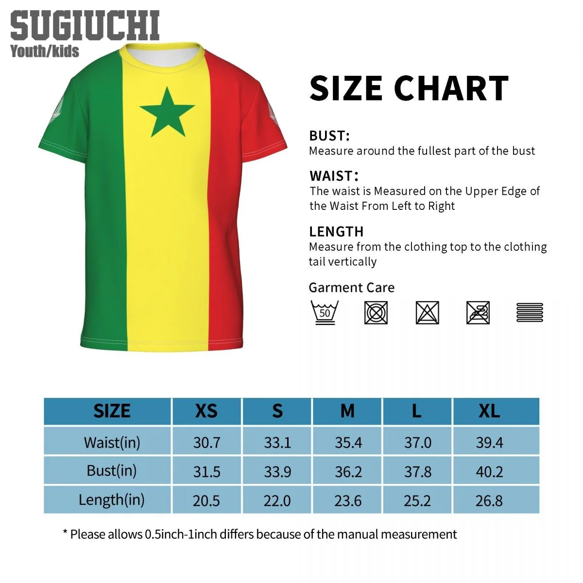 Пользовательское имя номер флаг Сенегала эмблема 3D футболки для детей