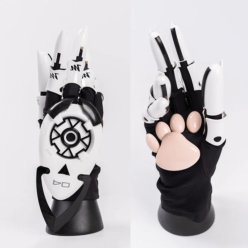 

Новинка, клубный стиль, механический костюм горничной с кошачьими ушками, головной убор в стиле панк, Броня на руку, лук, Механическая энергия, ветер, ведьма, неоновый сердечник