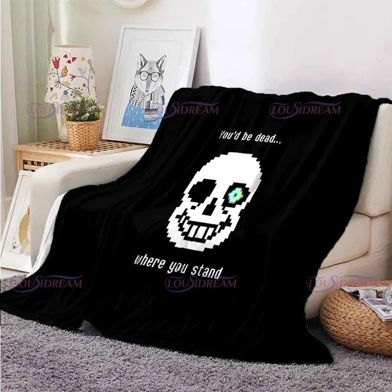 Новое аниме Undertale Sans 3d печать игры пледы для кроватей покрывала чехлы диванное