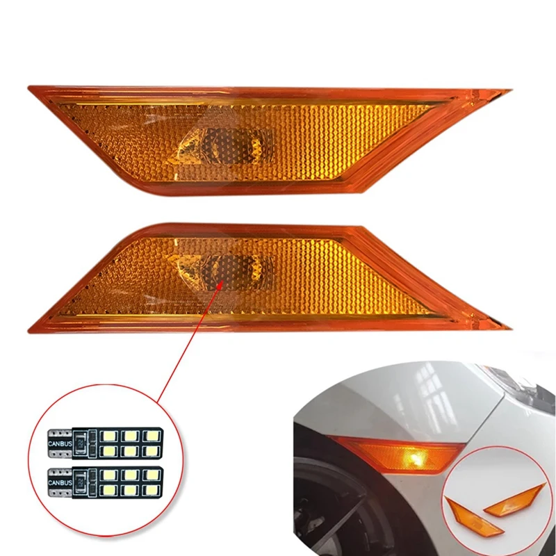 

Боковой указатель поворота со светодиодный Ной лампой для Honda Civic 2016-2020, 34350TETH01, 34300TETH01