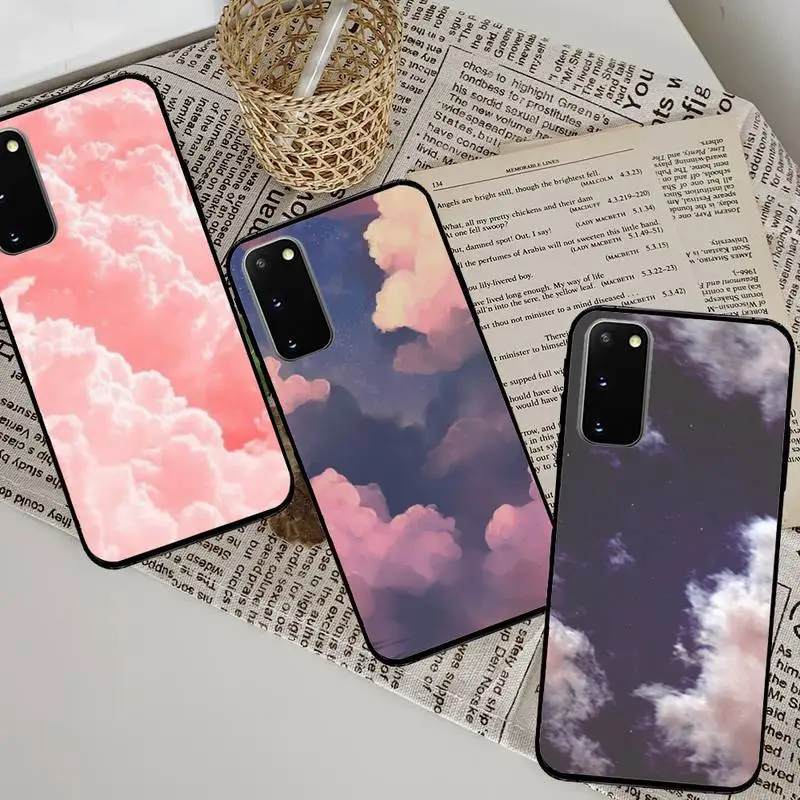 

Colourlful Cloud Phone Case For Samsung Galaxy S7 Edge Plus S9 S20Plus S20ULTRA S10lite S225G S10 Case