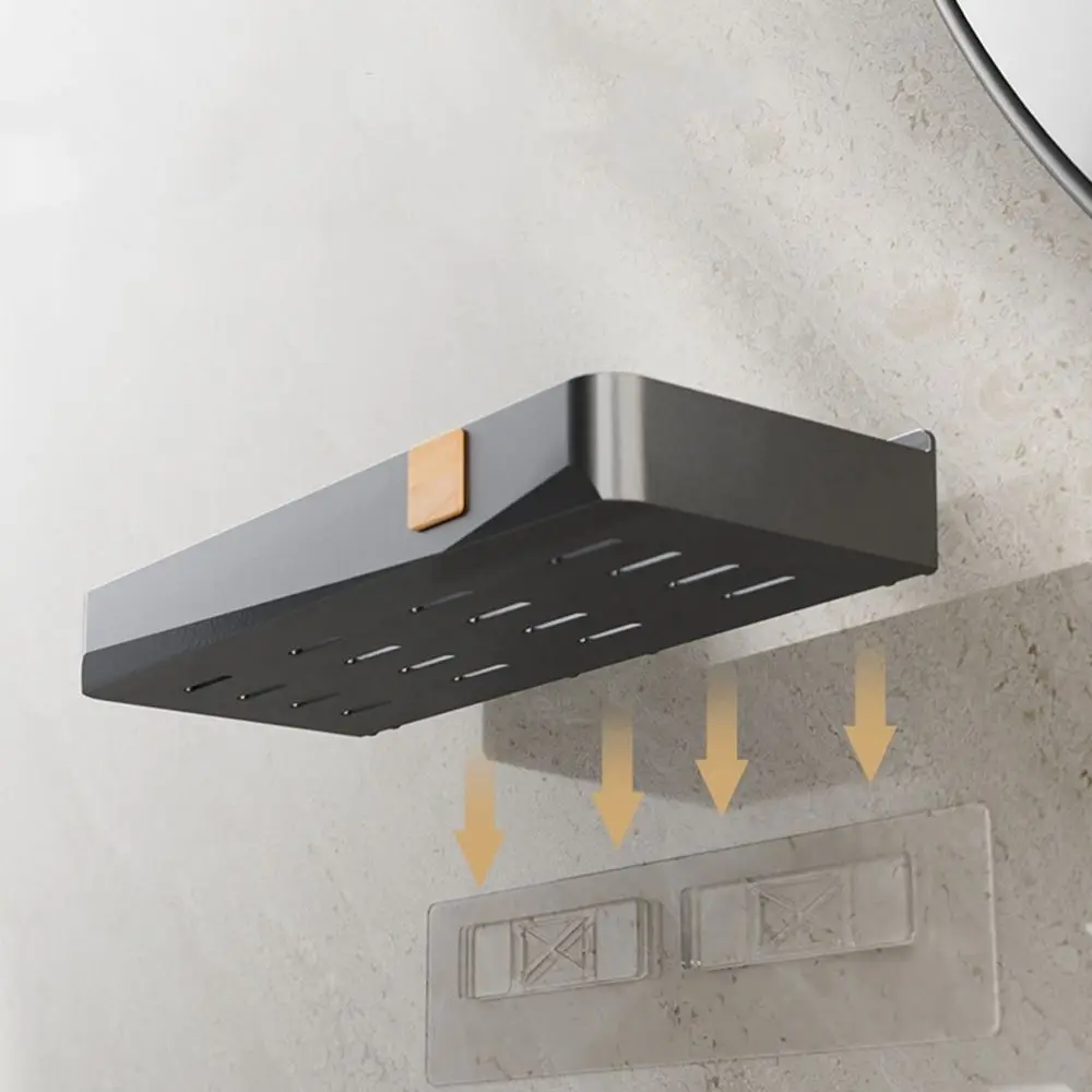 Практичная пластиковая полка для ванной комнаты настенная ванны и душа большая