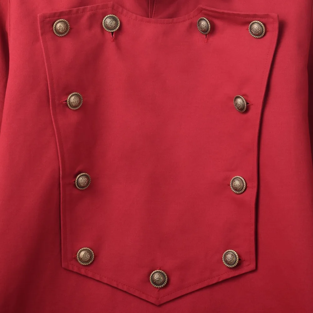 Викторианская рубашка в стиле стимпанк для взрослых и мужчин Хэллоуин косплей