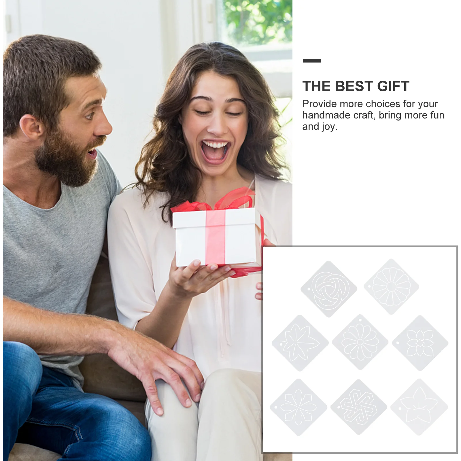 8 шт. лоскутный шаблон трафарет для шитья узоры и шаблоны квилтинга цветочная