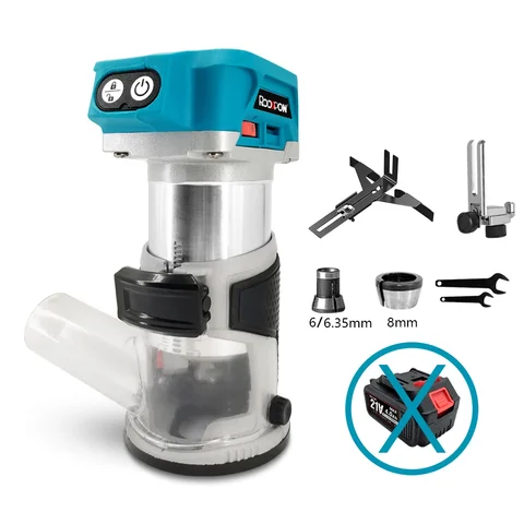 Бесщеточный ручной фрезер Makita 18 В 6 скоростей