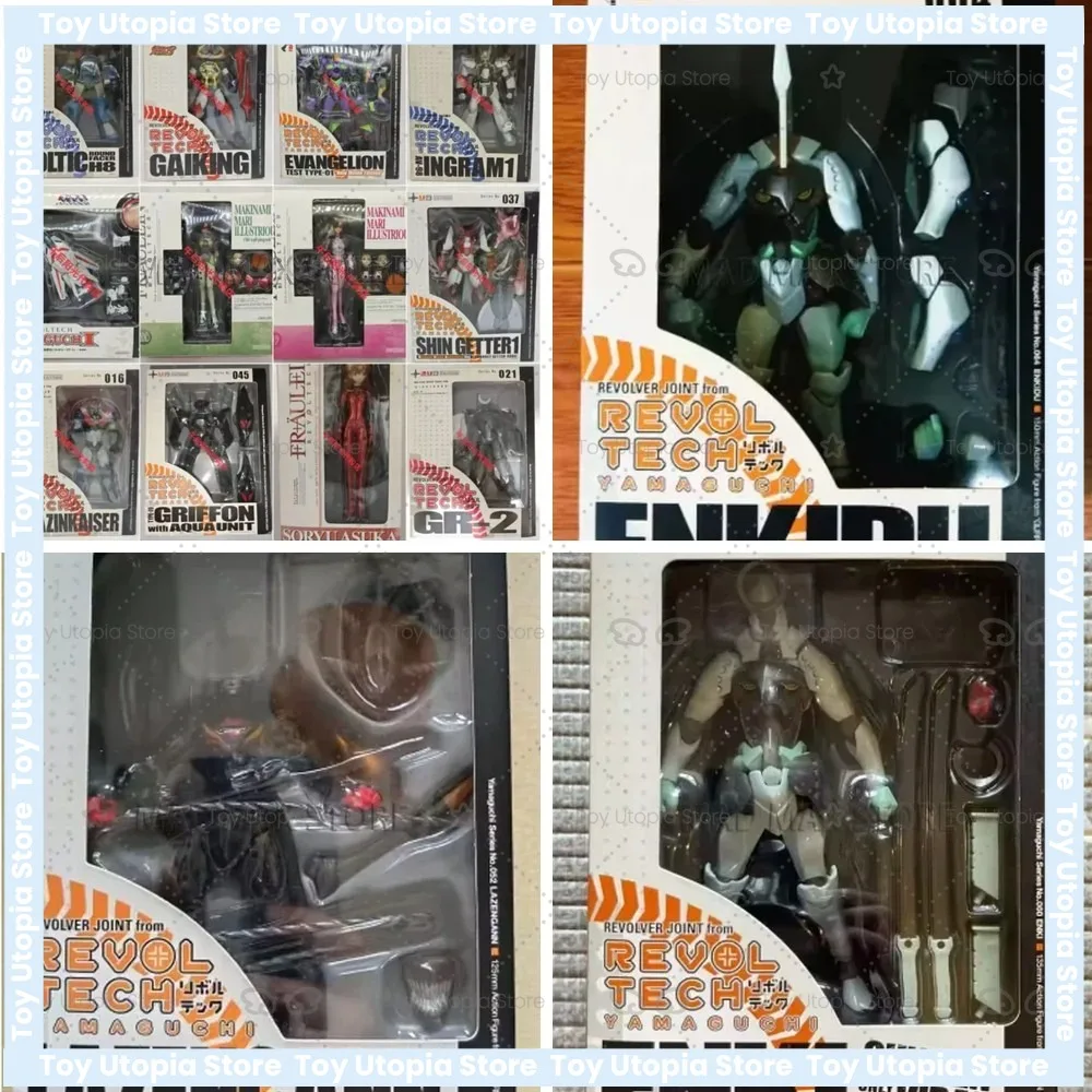 Фото Оригинальная коллекционная фигурка KAIYODO: LAZENGANN 052, NEKI 060, ENKIDU 064, FULL DRILLIZED 058, GURREN LAGANN 050. Модель меха, декоративная фигурка. №1