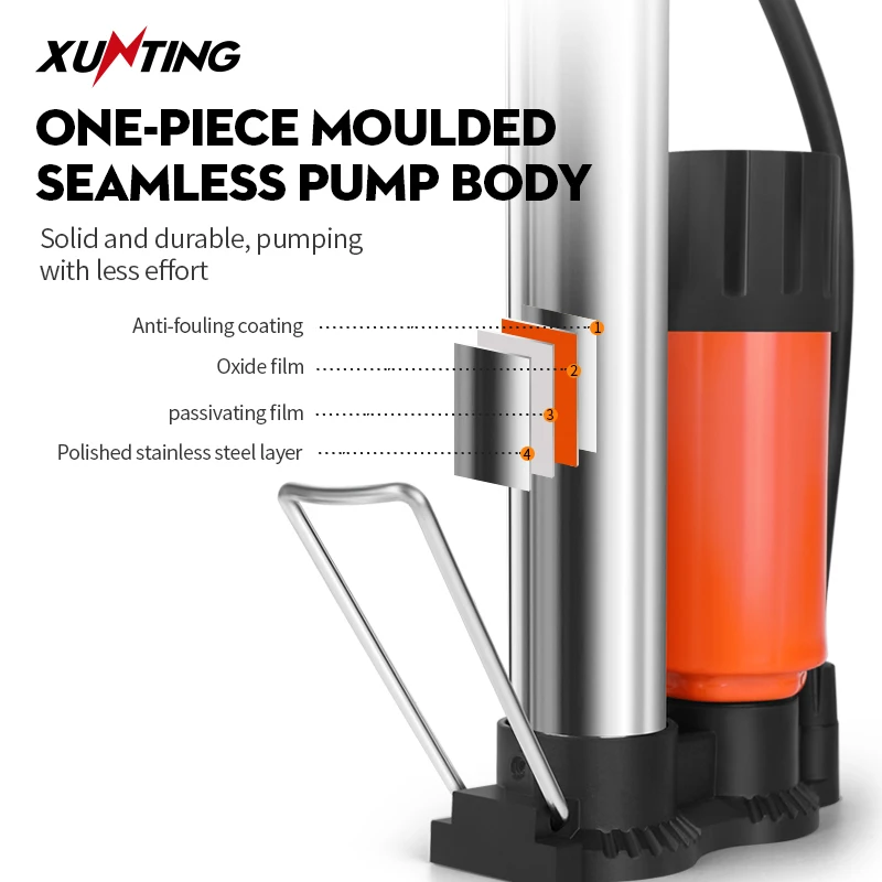 Надувные устройства для велосипедов Портативный велосипедный насос Xunting 130