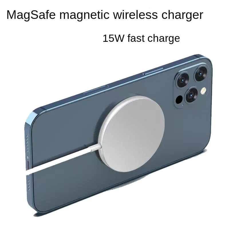 

15W Magnetic Wireless Charger for IPhone 12 13 Pro Max 12 13pro Magsafe Magnetic Fast Charger USB Wireless Charger