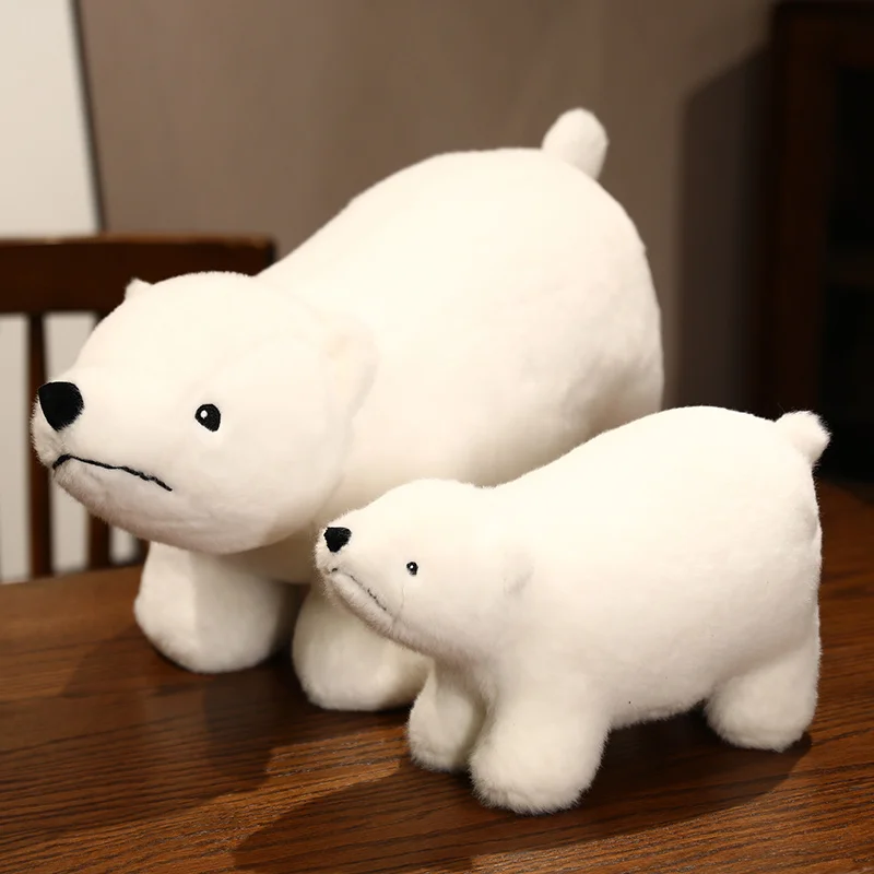 

30-70 см милый полярный медведь, плюшевые игрушки, милый мультяшный полярный медведь, кукла, супер мягкая набивная подушка в виде животного дл...