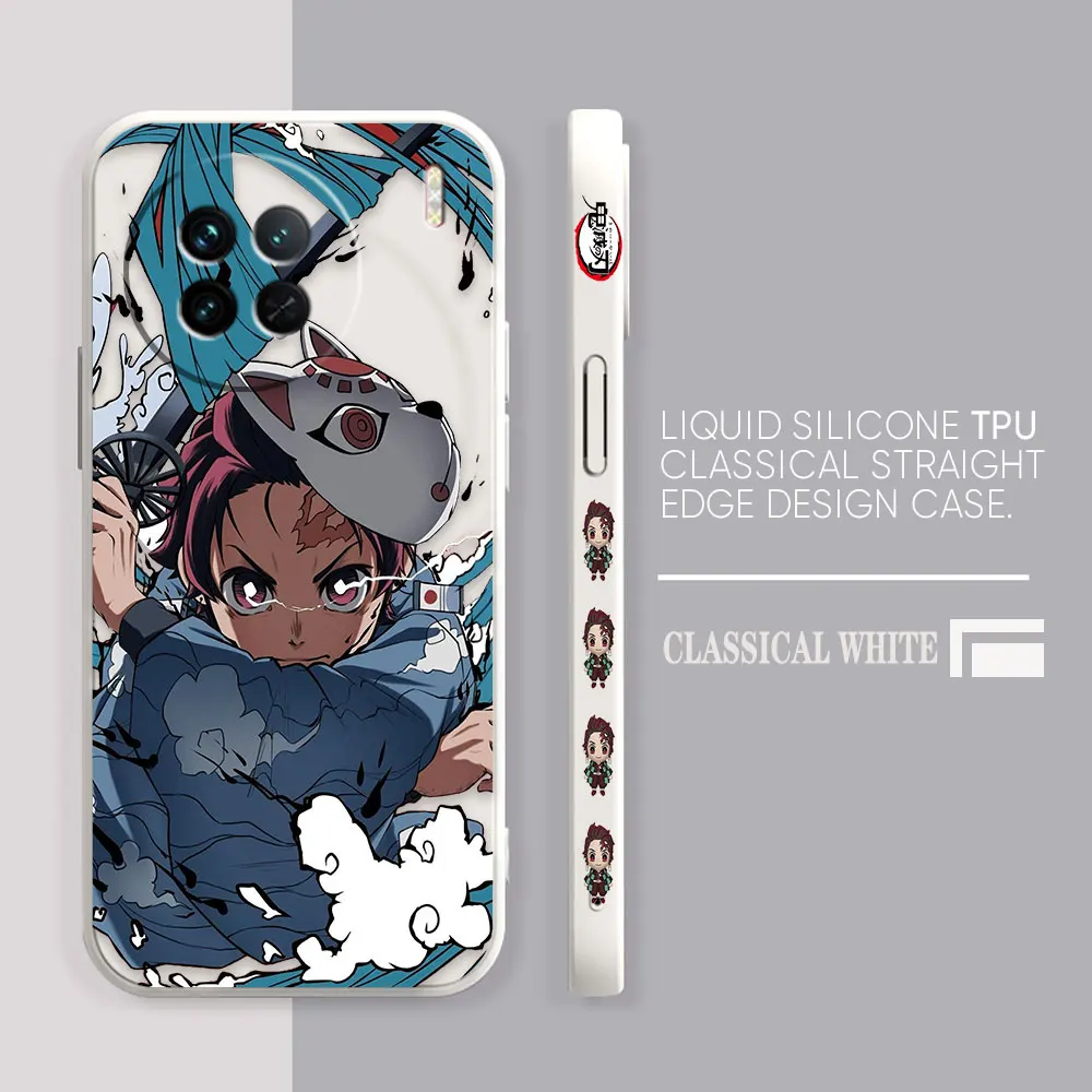 Tanjiro Kimetsu No Yaiba Phone Case For VIVO X21I X21S X23 X27 X30 X50 X60 X70 X80 X90 5G PRO PLUS Colour Case Funda Shell Capa