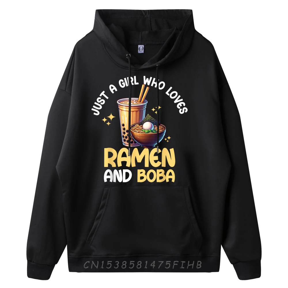 Просто кто любит Рамен и Боба. Крем-толстовки с капюшоном Ramen And Bubble Tea DURABLE Фигурки