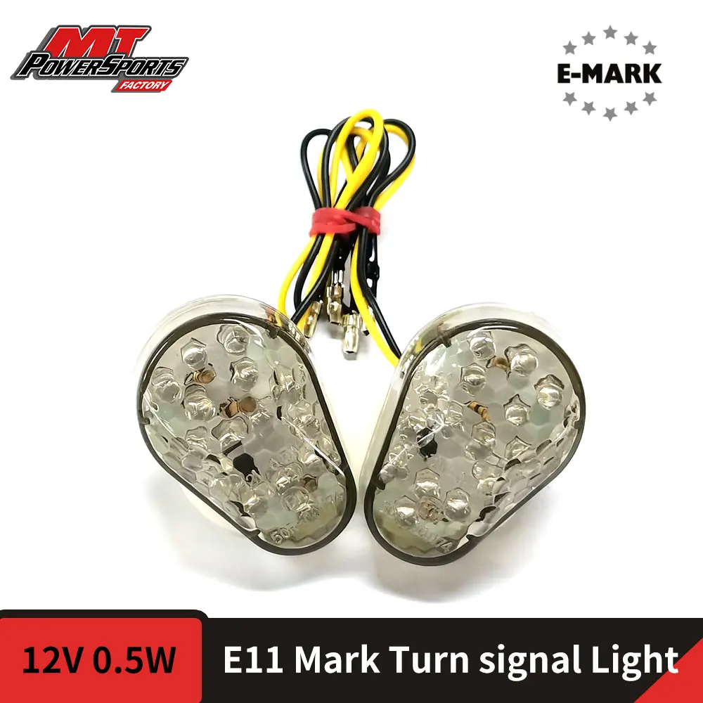 

For Kawasaki KLR 650 Ninja ZX12R ZX10R Z1000 Ninja 650 ZX9R Indicator Motorcycle Turn Signals Light Flush Mount Flasher Blinker