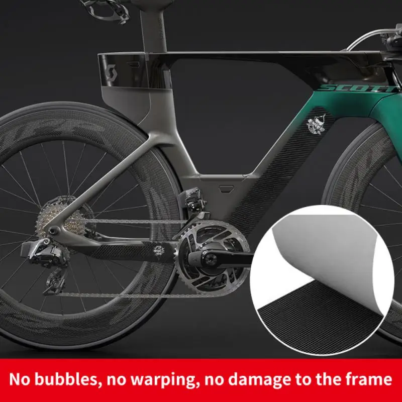 

Bike Frame Protection Chain Rear Fork Guard Cycling Chain Wear-resistant Cover Bicycle Frame Protector Ultralight MTB Road