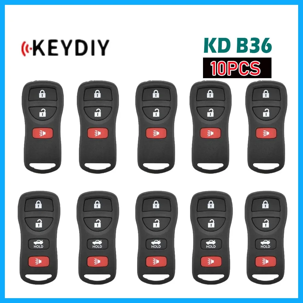 10 шт. KEYDIY KD B36 многофункциональный пульт дистанционного ключа для Nissan стильная