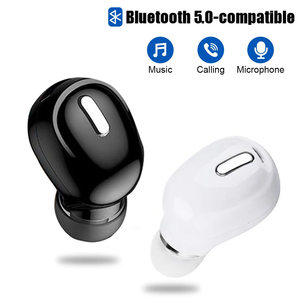 

X6/X9/S650/F911 Single-Ear Bluetooth 5 Earbud Handsfree Earpiece Noise Reduction Headset Stereo Music Noise Cancelling Earphones