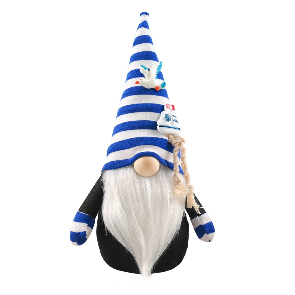 

Ocean Festival Gnome Plush Toy Luckily Ocean Faceless Doll Nautical Gnome Ornament Home Decoration Kids Gift