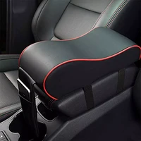 universal leather car central armrest pad auto center console arm rest seat box mat cushion pillow cover vehicle car styling