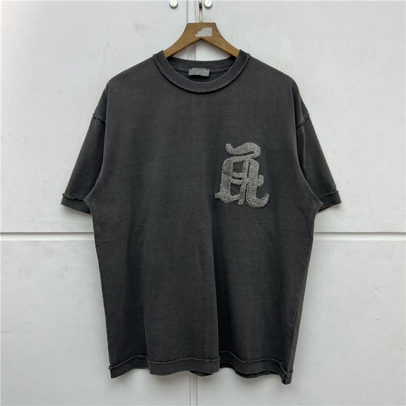 Женская летняя футболка с вышивкой коротким рукавом |