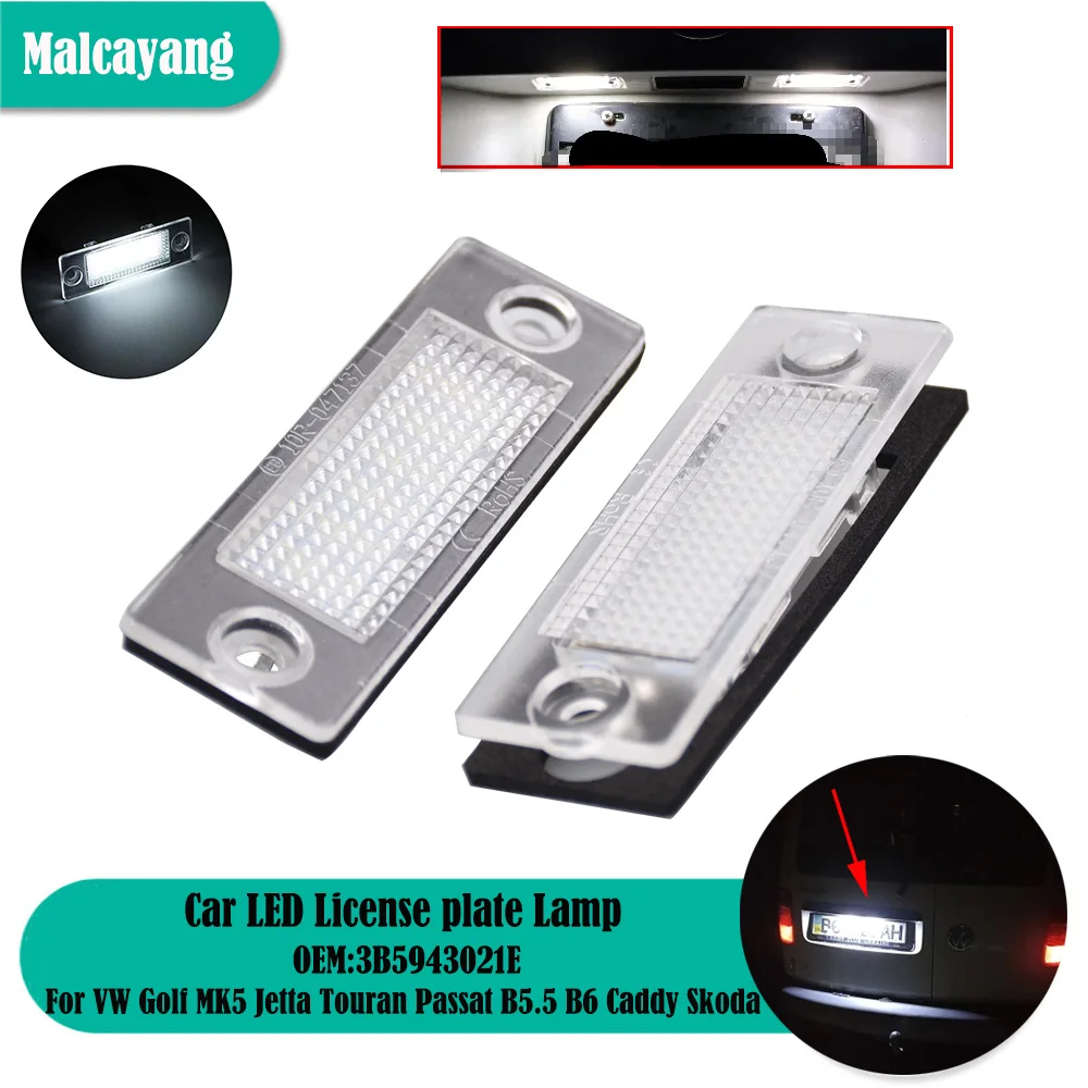 

Авто для VW Touran Golf Caddy Jetta MK5 T5 Passat Cimousint SKODA Superb без ошибок, 12 В стандартный номерной знак автомобиля, лампа