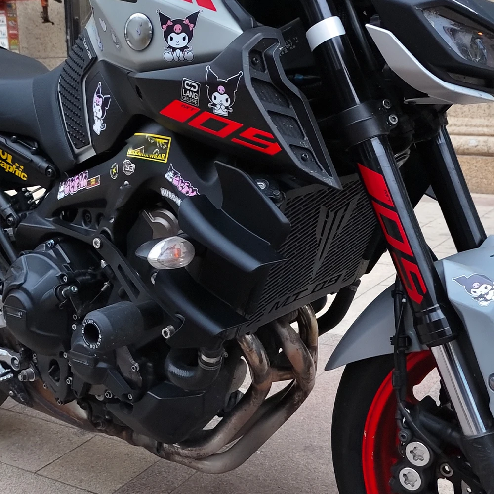Фото Для YAMAHA MT-09/SP боковое крыло боковой спойлер передние спицы MT09 2017 2018 2019 2020 передний спойлер нижний спойлер фланг №5