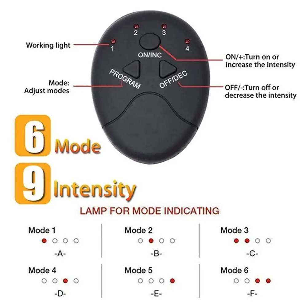 EMS AA Батарея Беспроводной мышечный Стимулятор тренер Смарт-фитнес тренажер