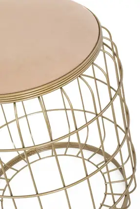 

Modern lux Camellia Puff Black-green coffe table