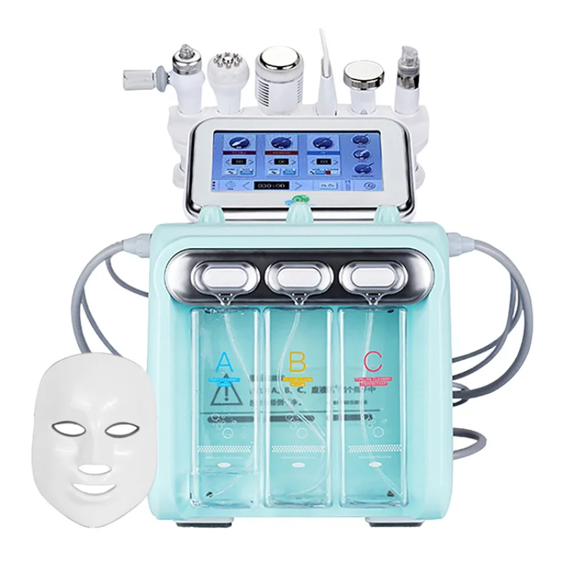 

7 In 1 Hydro Dermabrasion Bio-lifting Face Machine Water H2O2 Water Oxygen Jet Peel Hydra Beauty Skin Cleansing