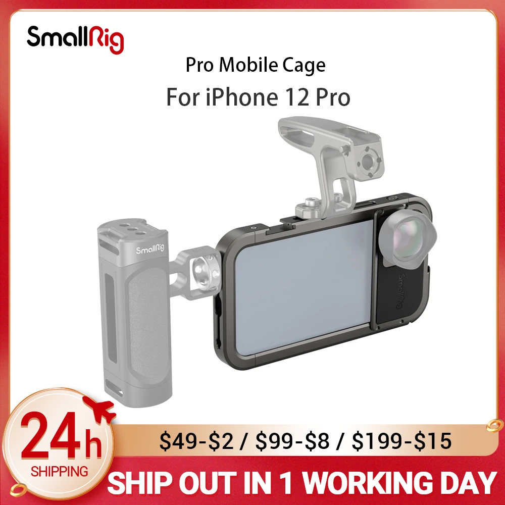

SmallRig Pro Mobile Phone Cage Rig for iPhone 12 /Pro /Pro Max 3074/3075/3077