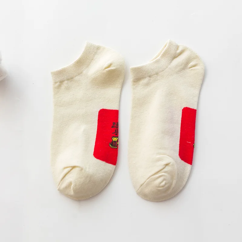 

New Socks Children's Thin Cotton Socks Short Socks Exquisite Cartoon Cute Character Design Boat Socks