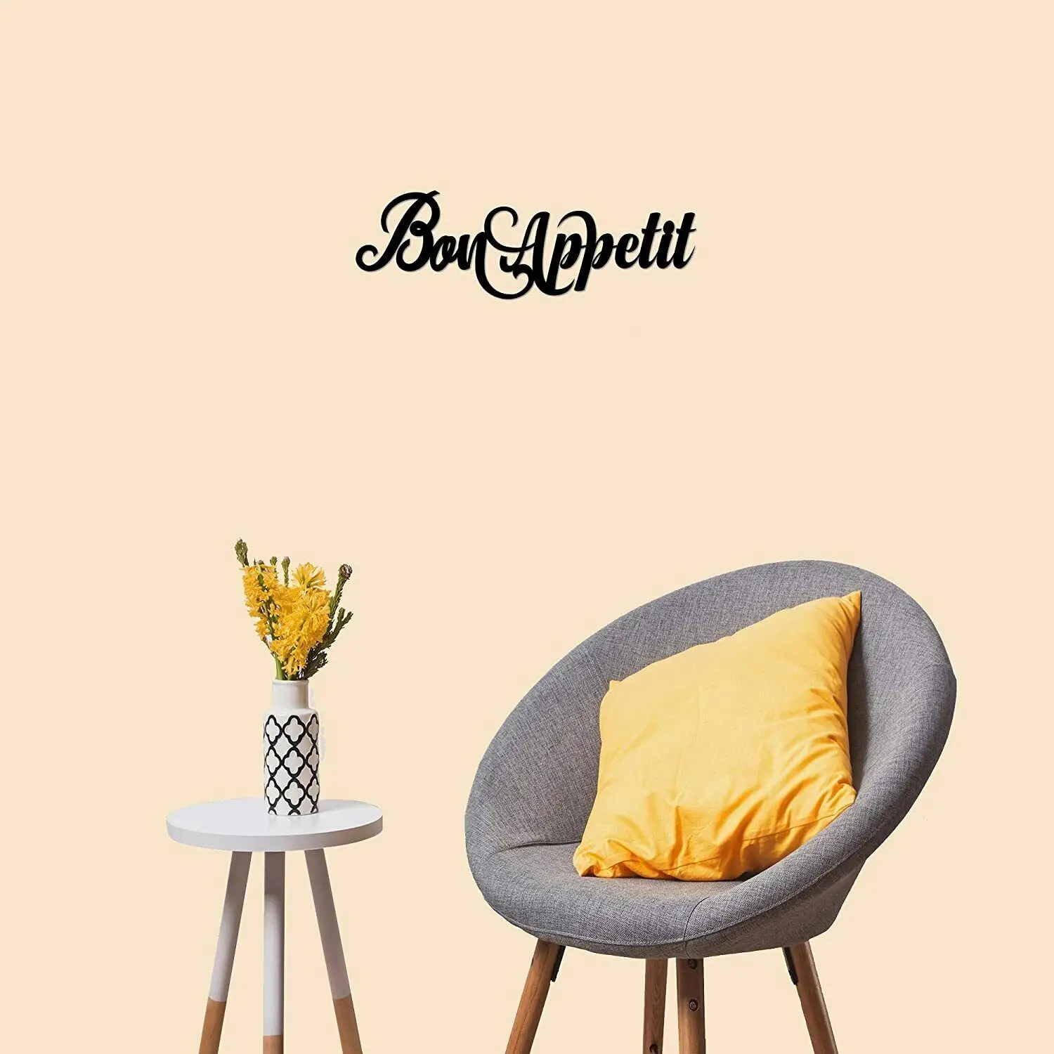 

Bon Appetit Metal Wall Sign Word Sign Decor Accent Decor Kitchen Wall Decor New