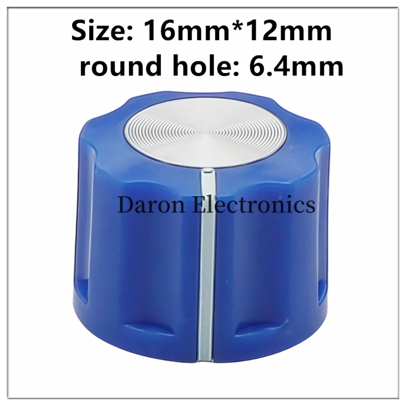 

Пластиковая крышка ручки 16*12, ручка регулировки громкости для электрогитары/цифрового радио/радио, круглое отверстие 6,4 мм, фиксированная с винтами