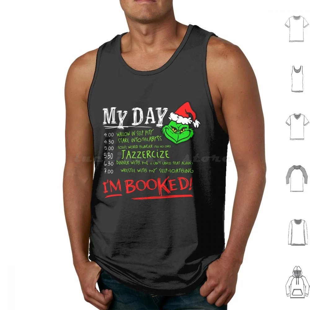 

My Day I’M Booked Christmas Tank Tops Vest Sleeveless Im Booked My Day Christmas