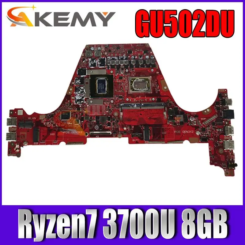 

60NR0210-MB1410 для ноутбука ASUS GU502D GU502DU Motnerhbaord REV.2.0 материнская плата W/ Ryzen7 3700U 8 Гб N18E-G0-A1 100% протестирована