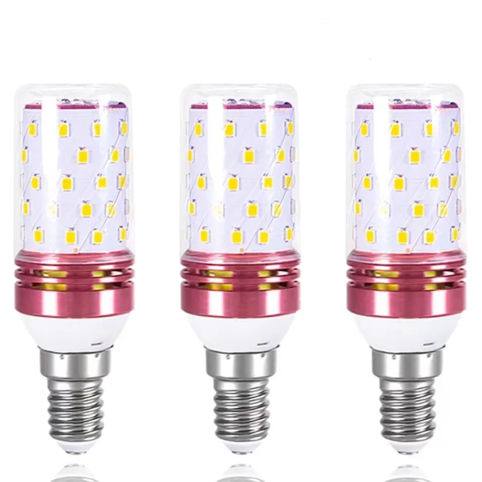 

E14 12W 16W LED Corn Light LED Bulb 360° Lighting 85-265V SMD2835 LED Warm White/White/3 Color Spotlight Instead of Halogen Lamp