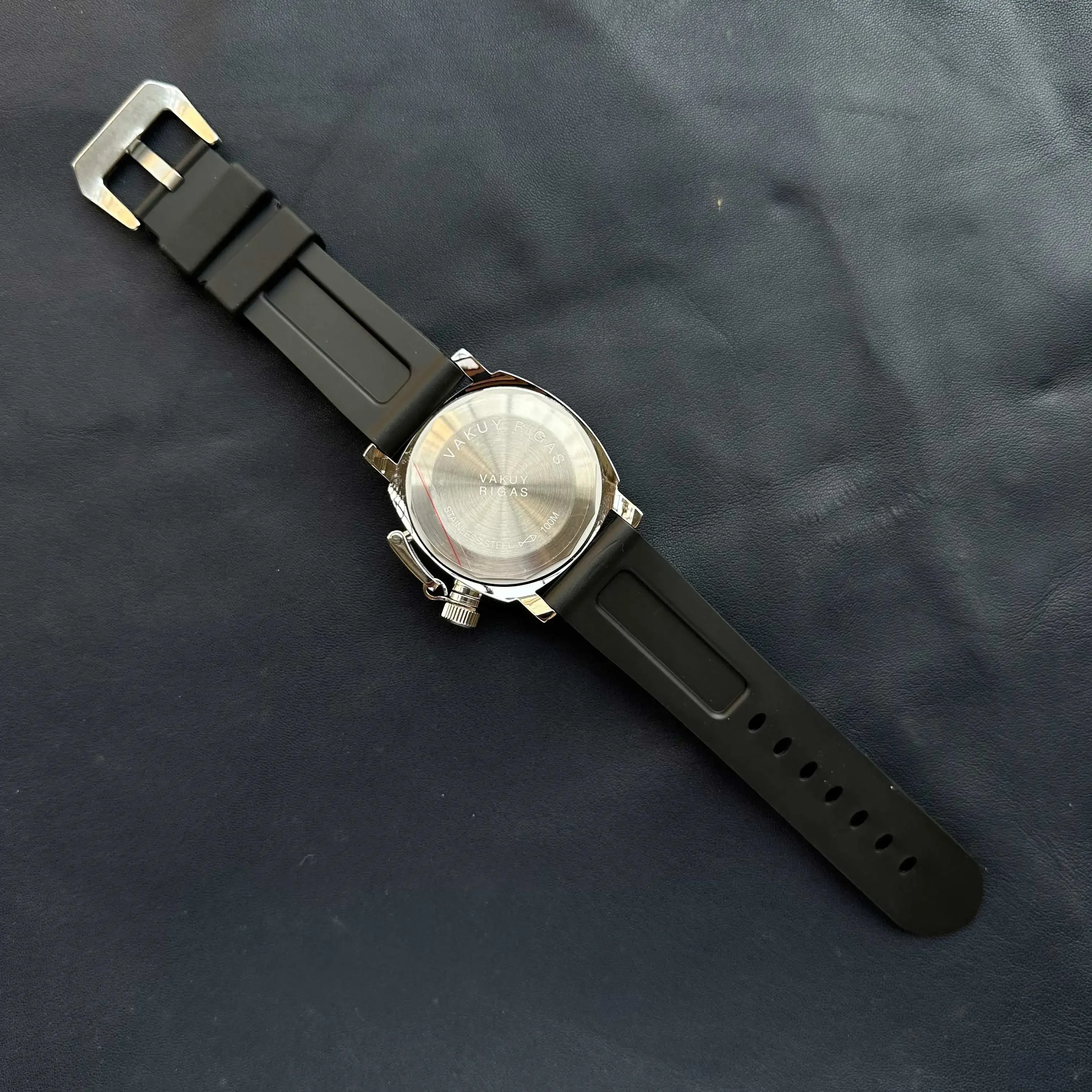 Мужские Автоматические Механические Наручные Часы Темно-синие В Стиле Милитари