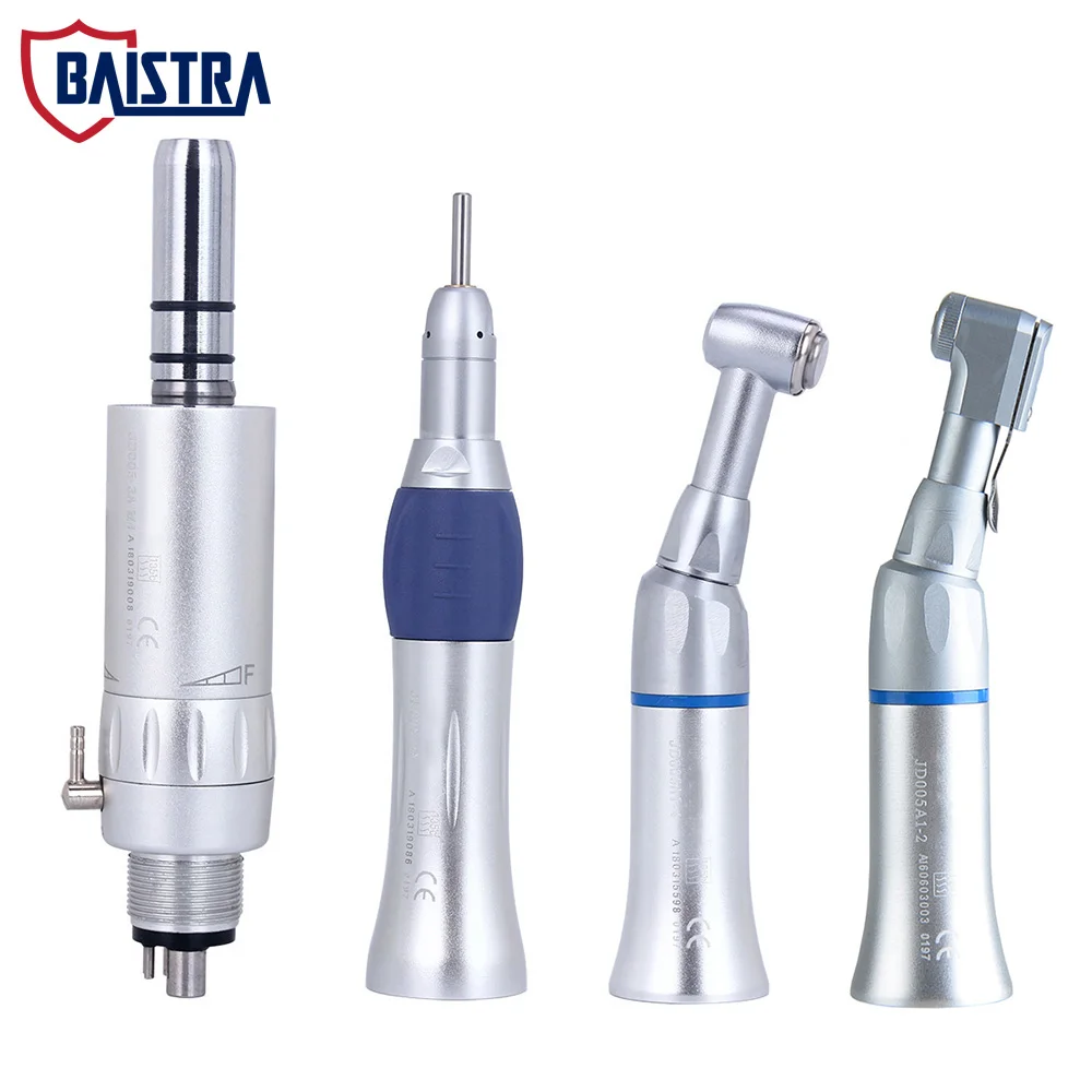

Dental Contra Against Angle Slow Handpiece Push Button/Latch Type Air Motor Straight Handpiece Dentistry Low Speed Dentist Piece