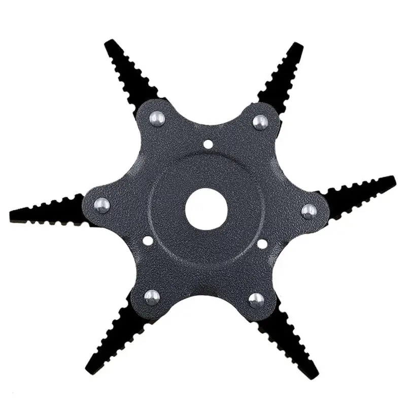 

Сменная головка для триммера, лезвие для триммера с 6 листьями, щетка из стальной проволоки, триммеры с прямым валом для сада, газона, автомобиля, двора