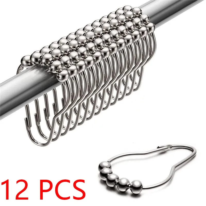 

Крючки для занавески для душа из нержавеющей стали 12 шт