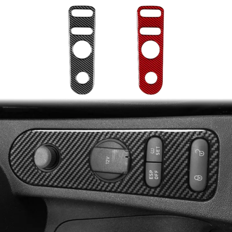 Фото Наклейка из настоящего углеродного волокна для Seat Leon Altea 2005 2006 2007 2008-2010 2011 2012 для Toledo 2005-2009 LHD RHD автомобильный дверной замок шестерни №1