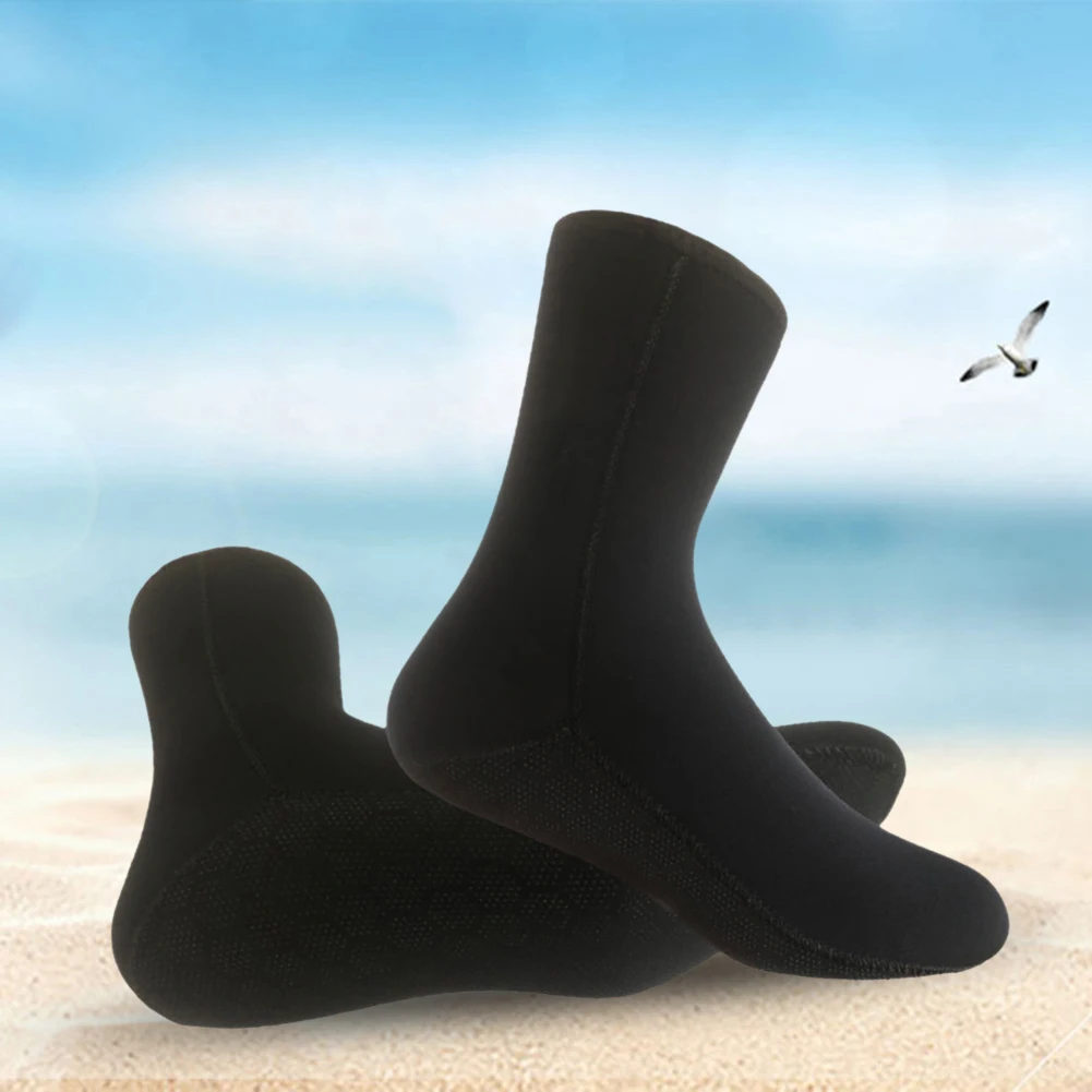 

1 Pair Neoprene Diving Socks Unisex Swim Water Boots Scuba Snorkeling Surfing Warm Swimming Socks Lightweight Footwear